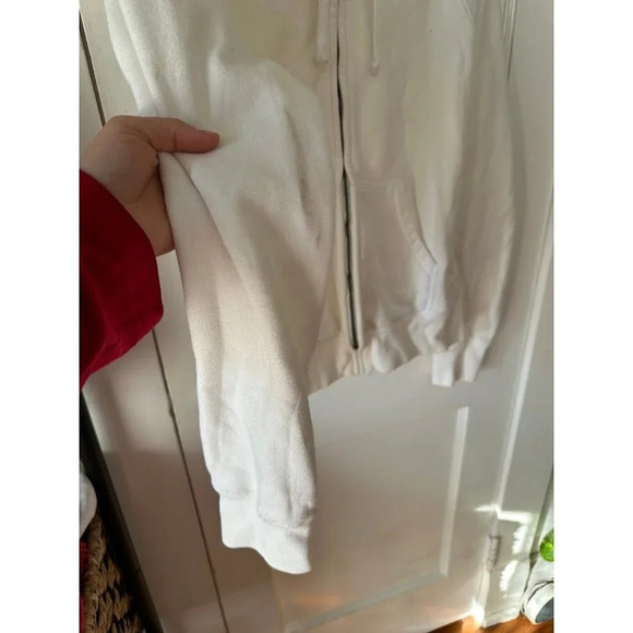 Ativa Women’s size medium white zip up hoodie - Picture 6 of 8